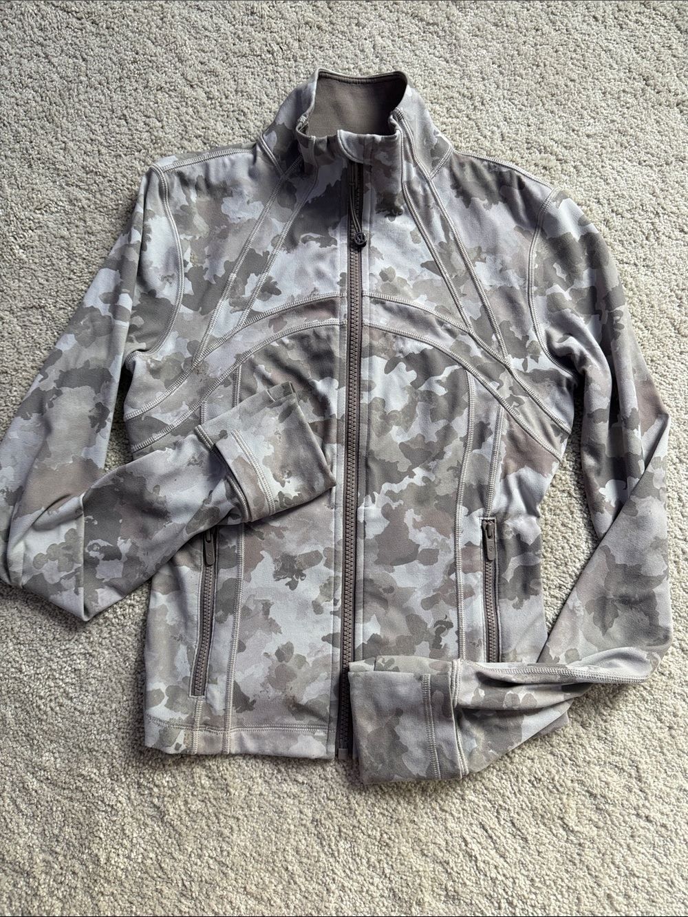 lululemon athletica Grey Camo Define Jacket